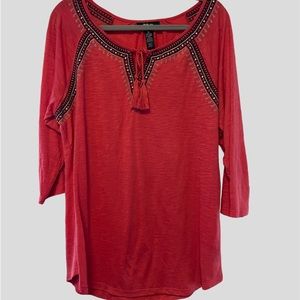 Style & Company Super cute Tunic 1x Style & Co Blouse